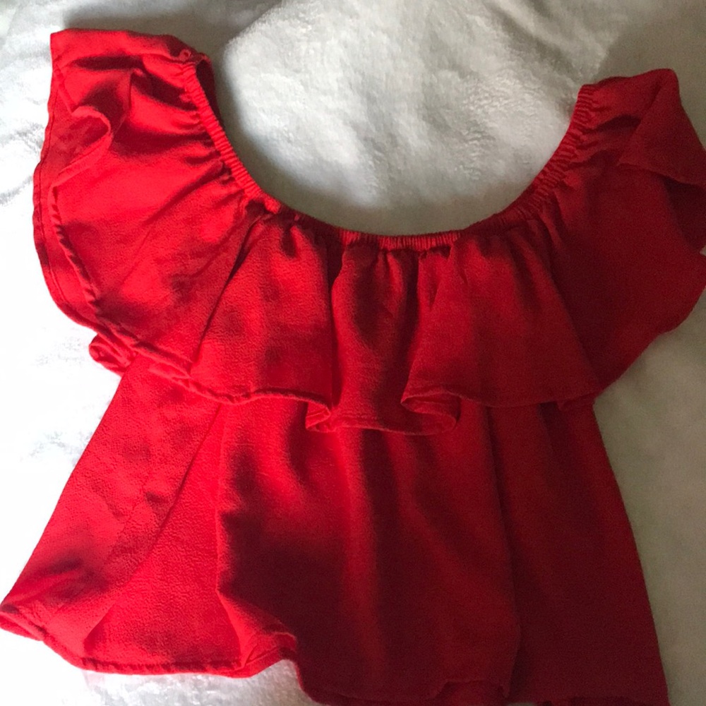 Size small off shoulder top